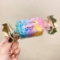 Colorful elastic hair bands set in a transparent candy-shaped box for girls - Colorful 2