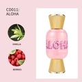 Pink candy-shaped Aloha fragrance mist bottle with vanilla and berry scent notes - CD011 ALOHA/200ml