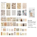 Retro newspaper DIY scrapbooking material paper set with 100 sheets in various sizes - Morning Newspaper