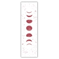 Hanging scroll featuring pink moon phase patterns with stars and constellations - Style 40 / 40x150cm