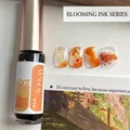 MoBray 8ml Nagelaquarell-Gel Y07 in Bernstein-Orange für Marmor-Nailart-Effekte - Smudge Liquid Y.07 (Y.07)