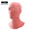 Pink thermal fleece balaclava for cycling and skiing with full face protection - CTT-007 Warm Balaclava Pink