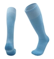 Sky blue knee-high professional football socks with thick towel bottom for kids and men - Sky Blue