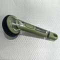 Brosse vaisselle à long manche vert avec réservoir de savon et tête en acier - Brosse PET Vert Clair avec Distributeur