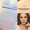 Faux cils naturels en épis de blé segmentés pour un maquillage dense style manga - Grande Capacité Double Pointe Petite Flamme