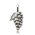 Silver grape cluster alloy pendant with hanging loop for DIY jewelry making - 10556-Antique Silver Grape Cluster
