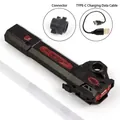 Star Wars laser sword handle with connector and USB-C charging cable in black - Black Interstellar Lightsaber