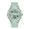Mint green SAMDA 6008 sport watch with dual analog-digital display and waterproof features - 6067 Matcha Green Women's