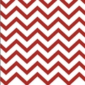 Creative Christmas gift bag featuring red and white chevron pattern for candy storage - 96x88mm Drawstring / White Red