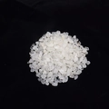 Macro shot of natural white quartz crystals on a black background for aquarium decor - 100 g / White Crystal