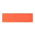 Elastic bright orange yoga headband with non-slip knit texture for sports fitness - Orange
