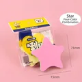 Note adesive a forma di stella in 4 colori vivaci, 100 fogli per confezione - 73*73mm / Forma di Stella (4 colori in 1)