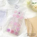 Pink and purple wax seal stickers with dried flower relief and 18-piece sheet set - Tipsy Spring Pink