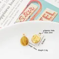 Golden durian enamel pendant charm for DIY jewelry making with fruit texture details - 29# Durian