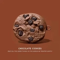 Chocolate cookies style silicone case for AirPods pro with realistic texture design - Cookies + Carabiner / AirPods 1/2 Gen