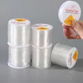 0.6mm transparent elastic crystal string for DIY bracelets, 100M Crystal Tec jewelry cord - 0.8mm*100m (Large Roll)