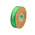 Green Christmas ribbon with gold Merry Christmas print and stars on cardboard spool - Apple Green (2.5cm*45 Yards) / 45 Yards/Roll
