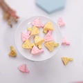 Cute pink and yellow cheese-shaped resin hair clips for girls in a stylish set - Yellow & Pink Cheese 6pcs Set