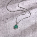 Met Ketting Zilver/Aventurijn