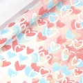 Pink wrapping paper roll with heart patterns for Valentine's Day gift packaging - Heart