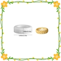 Silicone mold for woven texture candle holder with dimensions 2.55in by 0.74in - 1-Layer Woven Rope Storage Box (Mold)