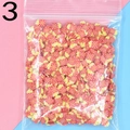 Weihnachtliche rote Geschenkkarton-Polymer-Clay-Scheiben für Bastelarbeiten - 3-Geschenkbox