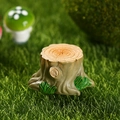 Creative miniature tree stump resin ornament with moss texture for micro landscape - US 6