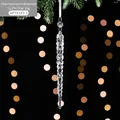 Transparent acrylic icicle ornament for Christmas tree decoration with 17cm length - Icicle
