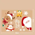 70x50cm Santa and Reindeer PVC static window stickers set for Christmas decoration - Santa Claus & Reindeer