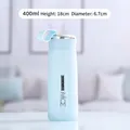Light blue 400ml portable vacuum flask with NICE lettering and carry handle - 400ml / Blue Nice