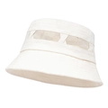 Cappello parasole beige a tesa larga con rete traspirante e cuciture rinforzate - Beige