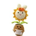 Sunflower Rabbit Potted Plant