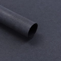 Textured black tissue paper roll for floral bouquets and gift wrapping 50x70cm - Black