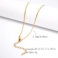 Gold stainless steel snake chain necklace with lobster clasp and adjustable 1.7mm links - 1.7mm S-Link Chain - Gold