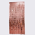 Tenda con paillettes quadrate oro rosa per decorazione di sfondo per matrimoni e feste - Oro rosa