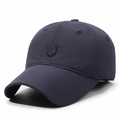 Berretto da baseball invernale blu navy da uomo con calda fodera e tessuto impermeabile - Regolabile / Blu navy