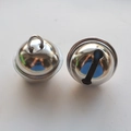 Clochettes en métal argenté de 22mm pour colliers d'animaux et décor de Noël - Fer / 22mm / Argent