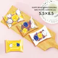 Bolsas de sellado térmico con oso de dibujos para galletas y dulces 5,5x8,5cm - 5.5*8.5cm / Oso HAPPY 4-en-1