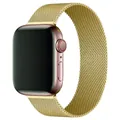 Milanese loop metal strap for Apple Watch in rose gold finish with mesh texture - 7 Gold / 38/40/41/42mm