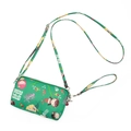 Groen mini canvas tasje met zeemeerminprint en afneembare schouderriem - Groene Zeemeermin Crossbody