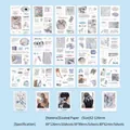 Light blue aesthetic ballet ribbon sticker set for DIY scrapbooking, 20 pieces pack - Milky Blue Room