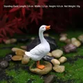 Miniature resin white duck figurine for fairy garden landscape and succulent decor - Standing Duck (Bulk)