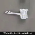White Hooks 15cm (10 Pcs)