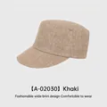 Casquette d'équitation en lin kaki respirant pour femme avec large bord de protection - Réglable (54-58cm) / Kaki
