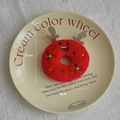 Adorno navideño de felpa con forma de dónut reno rojo y astas doradas, altura 11cm - Donut de Reno
