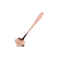 Rose gold cherry blossom shaped stainless steel spoon with long handle for coffee mixing - Rose Gold / Balloon Flower