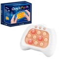Elektronisches Quick Push Puzzlespiel in Weiß und Rosa mit Kosmos-Sternen-Box - Weiß