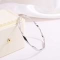 【106】steel-colored Fresh Bracelet