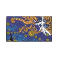 Artistic enamel pin featuring Van Gogh Starry Night and TARDIS explosion design - Starry Night Blue Box