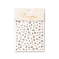 Self-adhesive cherry nail stickers with floral patterns on minimalist white background - Delicious Cherry (to1789)